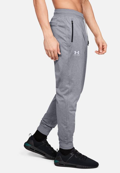 Under Armour - Sportstyle jogger - steel light heather &  white