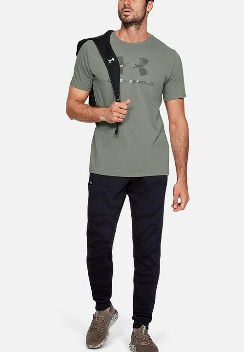 Under Armour - Under Armour clear logo short sleeve tee - gravity green
