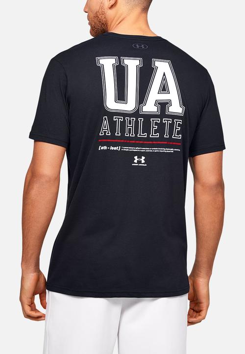 Under Armour - Under Armour vertical left chest logo short sleeve tee - black