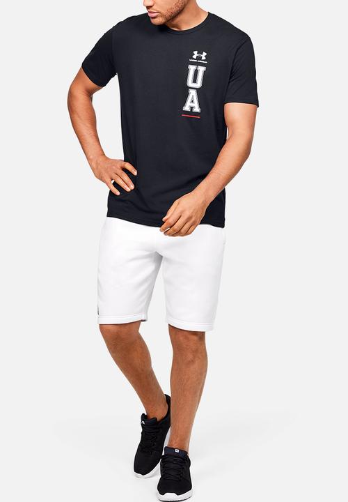 Under Armour - Under Armour vertical left chest logo short sleeve tee - black