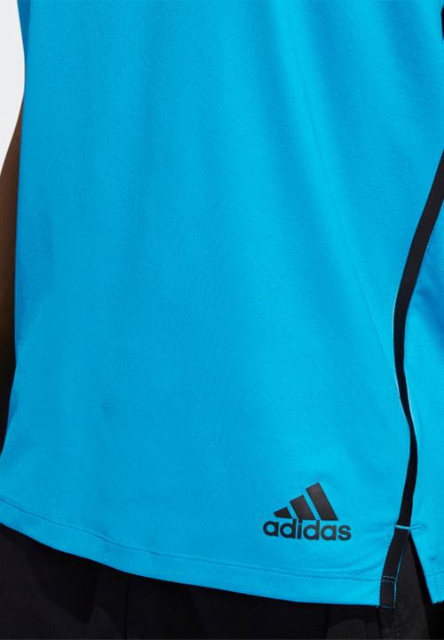 adidas Performance - Primeblue short sleeve tee - blue