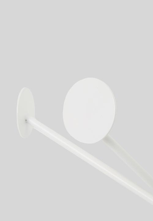 Present Time - Wall dots coat hanger - white