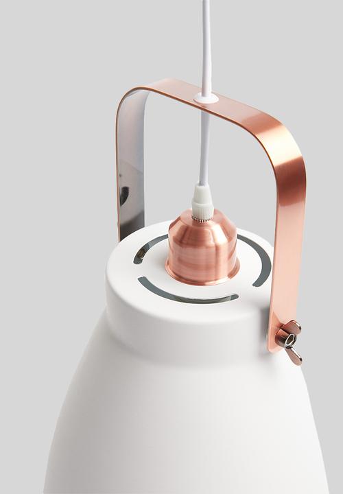 Present Time - Mingle pendant - large white/copper