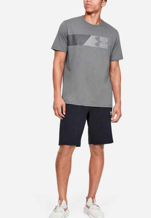 Under Armour - Under Arm fast left chest short sleeve tee - pitch grey medium heather