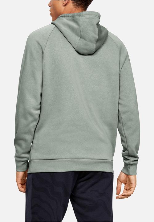 Under Armour - Rival fleece sportstyle logo hoodie - gravity green