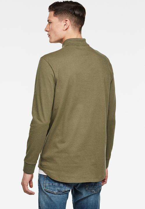 G-STAR - Lash long sleeve polo - shamrock