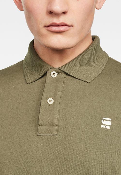 G-STAR - Lash long sleeve polo - shamrock