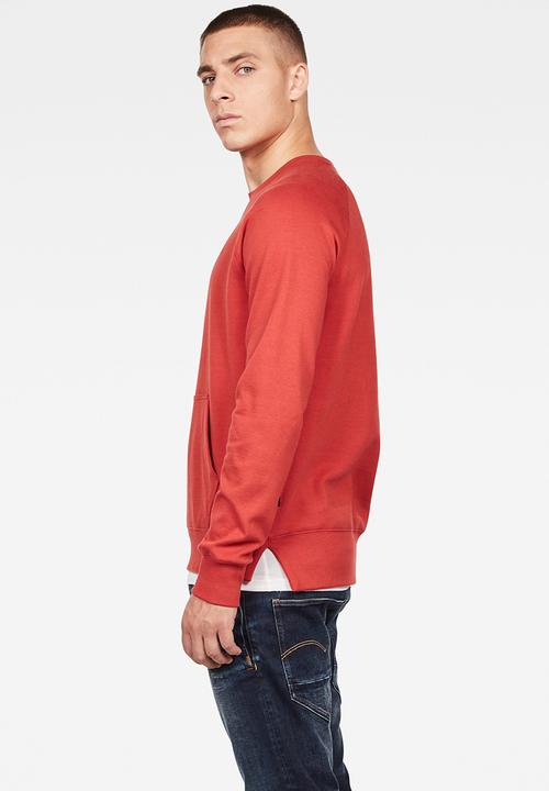 G-STAR - 2 Tone sweater - antic red