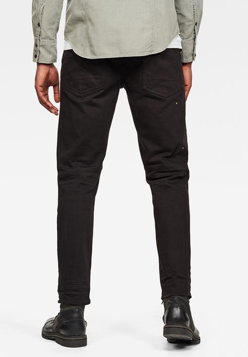 G-STAR - Citishield 3D slim fit tapered ac thermojust stretch jeans - black