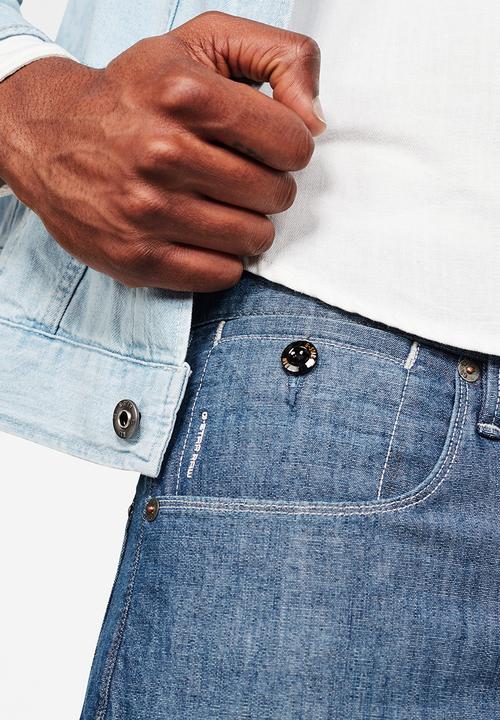 G-STAR - Loic relaxed fit tapered jeans - navy