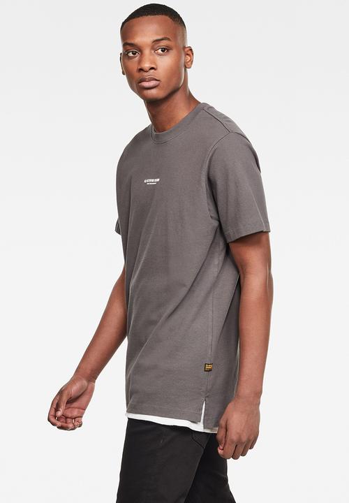 G-STAR - Center chest logo gr loose short sleeve tee - grey