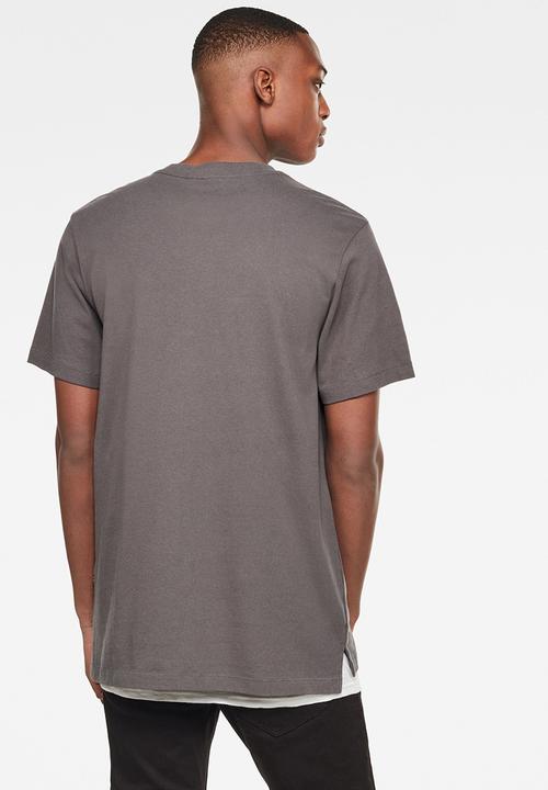 G-STAR - Center chest logo gr loose short sleeve tee - grey