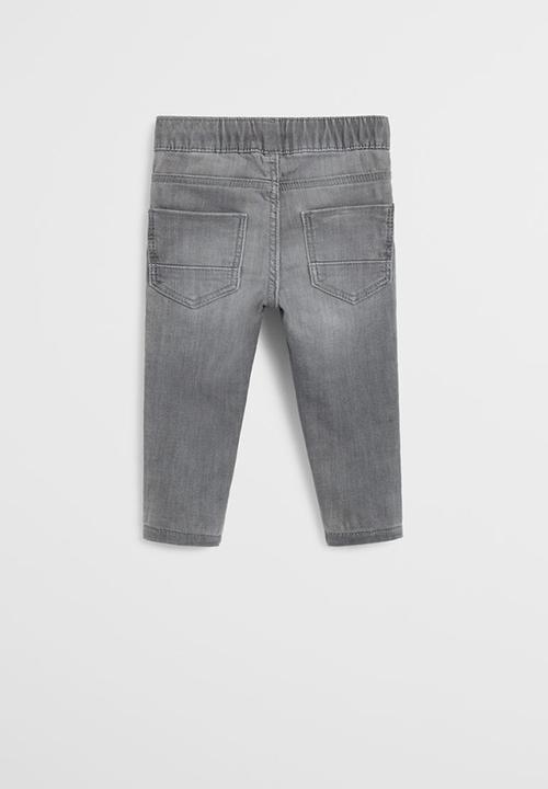 MANGO - Jeans domfy -  grey