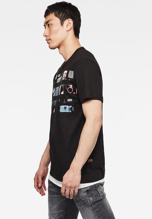 G-STAR - Originals photo graphic tee - black