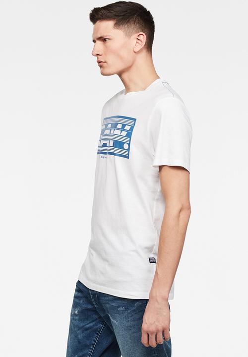G-STAR - Boxed raw gr short sleeve tee - white