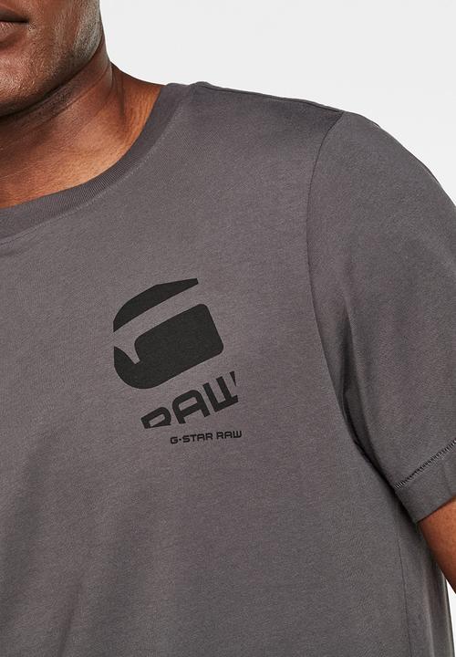 G-STAR - Big logo back gr short sleeve tee - grey