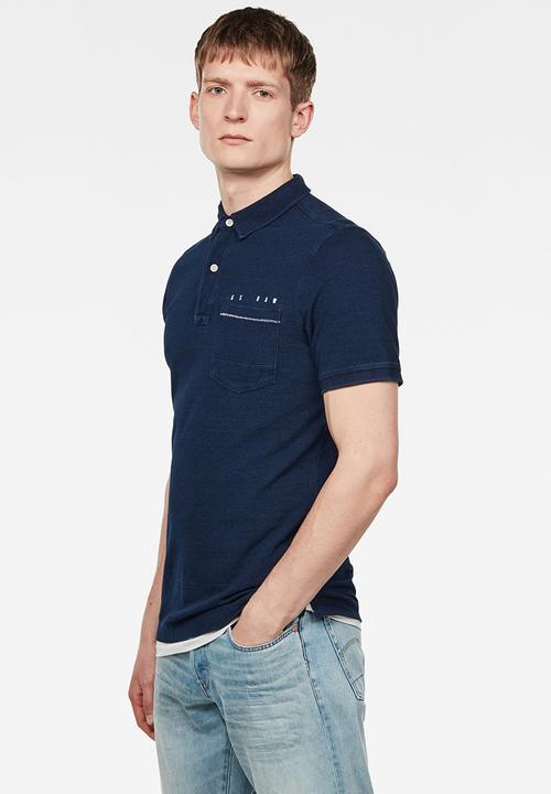 G-STAR - Indigo short sleeve tee - blue