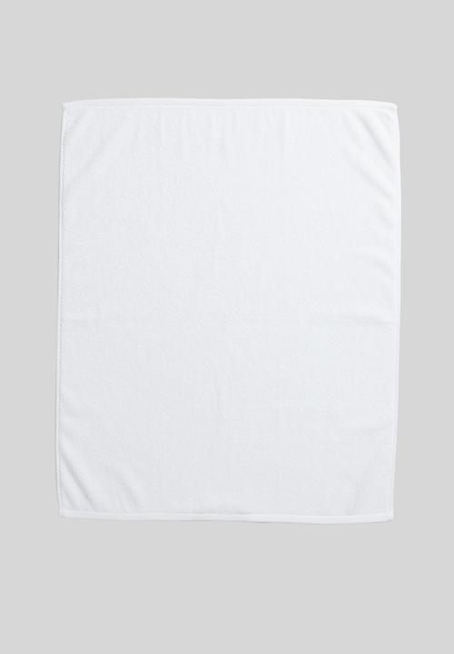 Linen House - Plush bath mat - white