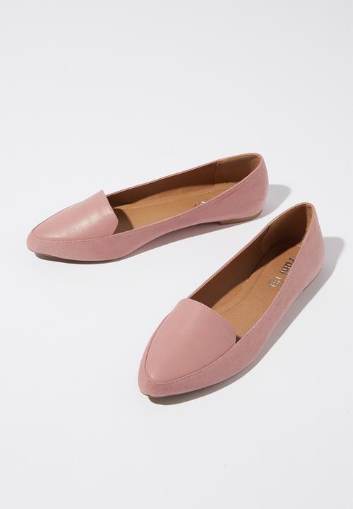 Cotton On - Peta point loafer - ash rose 