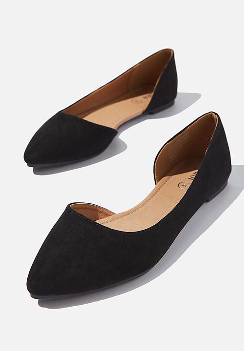 Cotton On - Essential Drew Dorsay point - black