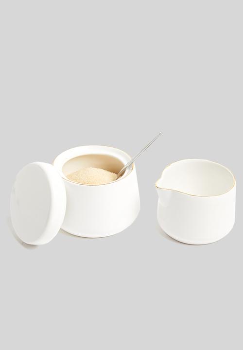 Urchin Art - Anna creamer set - white