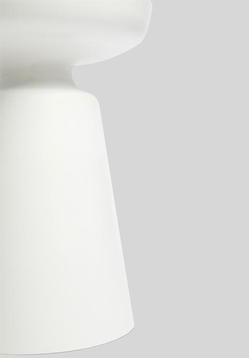 Sixth Floor - Drum side table - white
