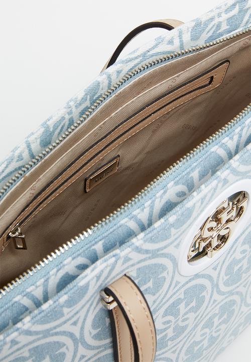 GUESS - Open road small tote - blue 