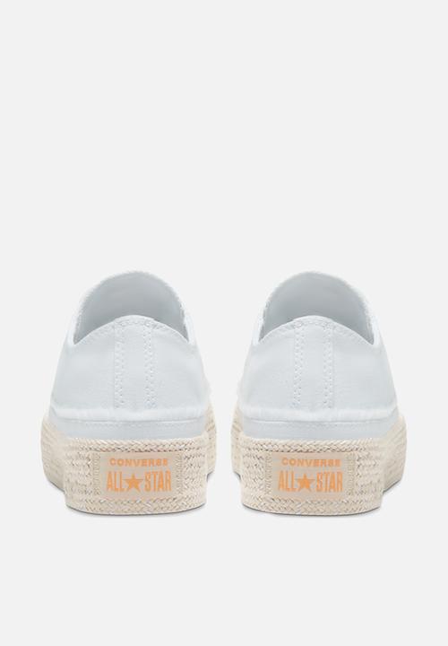 Converse - Chuck Taylor All Star espadrille - white/black/natural