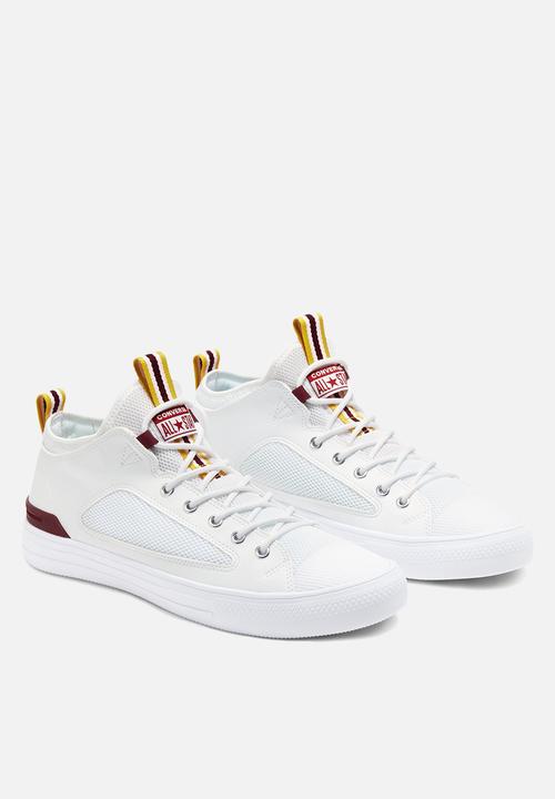 Converse - Chuck Taylor All Star ultra leather and mesh - white & team red