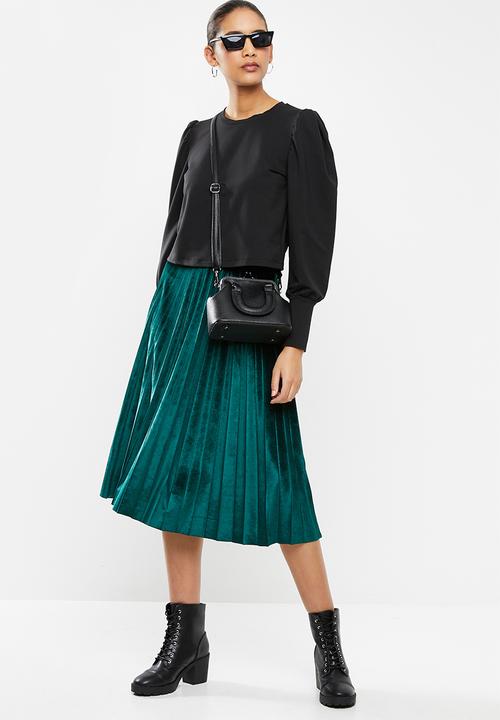 Blake - Balloon sleeve sweater - black