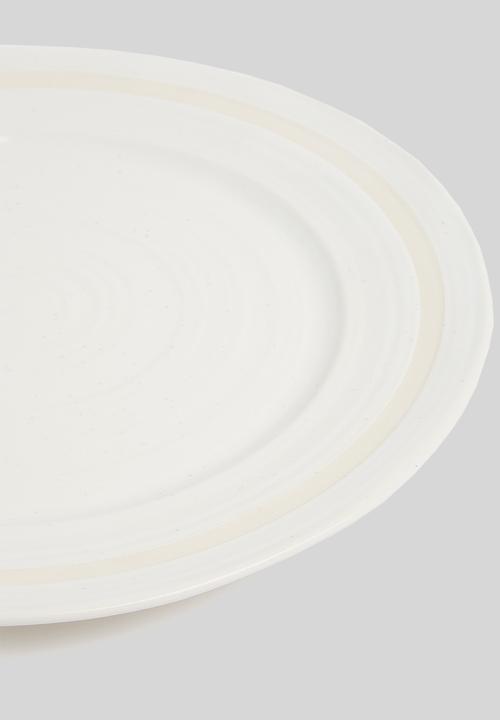Maxwell & Williams - Vanilla pod round serving platter - white