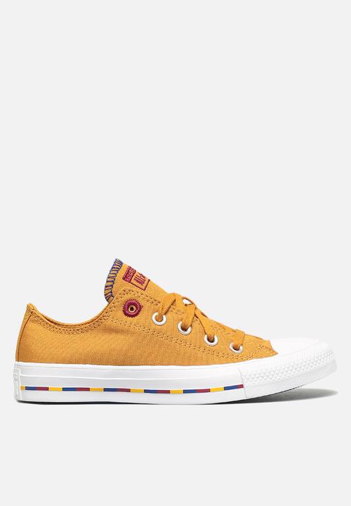 maroon and gold converse