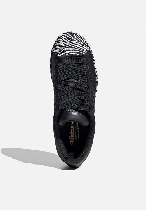 adidas Originals - Superstar w - core black, gold met & ftwr white