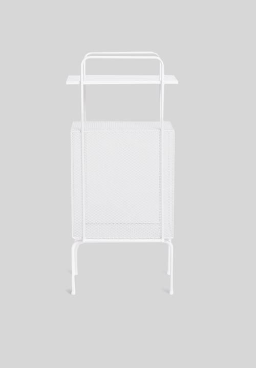 Sixth Floor - Macy mesh side table - white