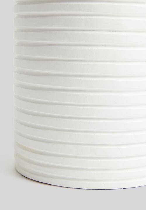 SF Collection - Ridges lamp base - white