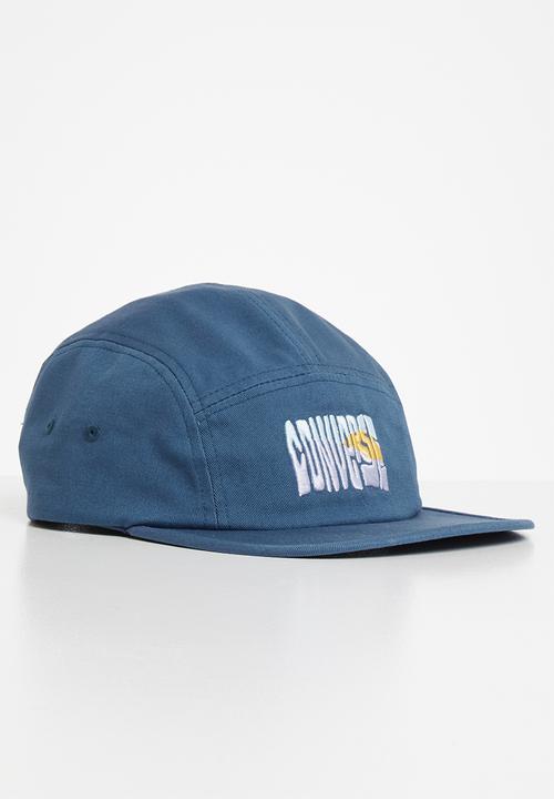 Converse - Bubble graphic camp cap - court blue
