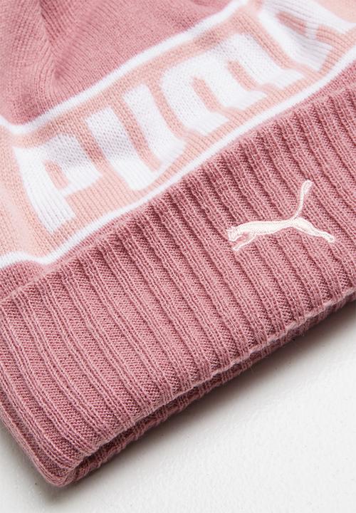 PUMA - Puma pom beanie foxglove - bridal rose