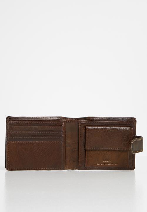 POLO - Hamilton tab wallet - brown