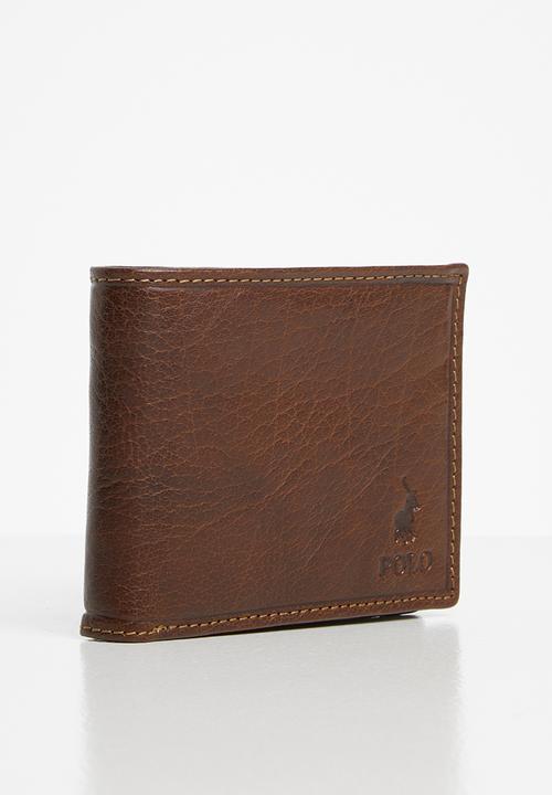 POLO - Hamilton billfold with drivers licence - brown