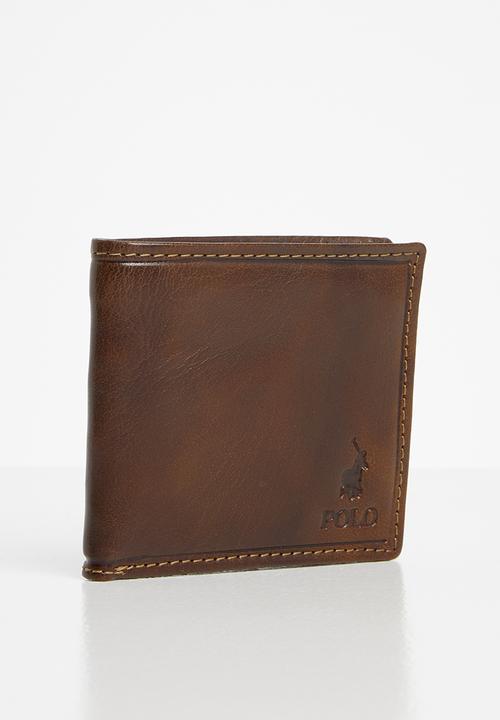 POLO - Hamilton credit card billfold - brown