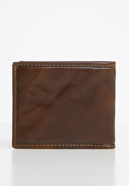 POLO - Hamilton credit card billfold - brown
