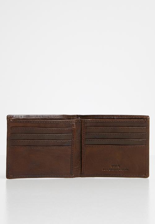 POLO - Hamilton credit card billfold - brown