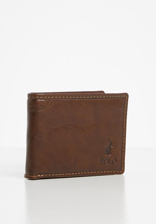 POLO - Hamilton small multi card with coin wallet - brown
