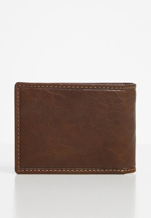 POLO - Hamilton small multi card with coin wallet - brown