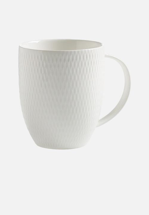 Maxwell & Williams - 16pce diamonds dinnerware set - white