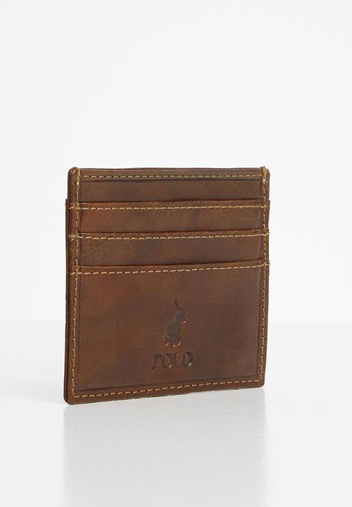 POLO - Hamilton drivers licence card holder - brown