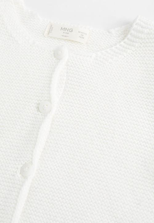 MANGO - Cardigan Demi  - white