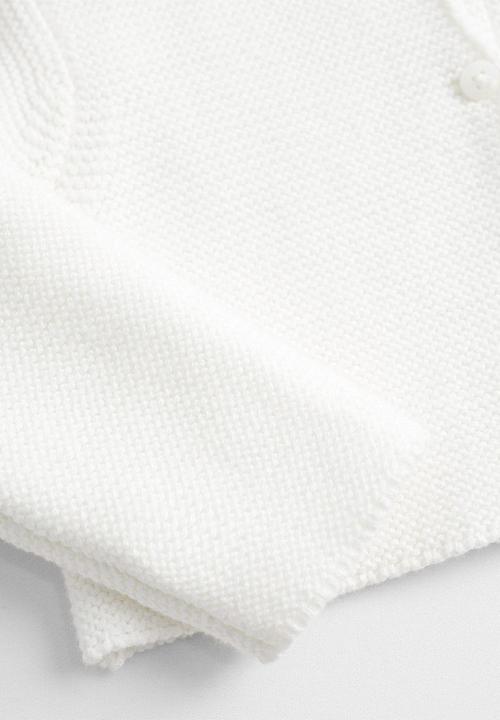 MANGO - Cardigan Demi  - white