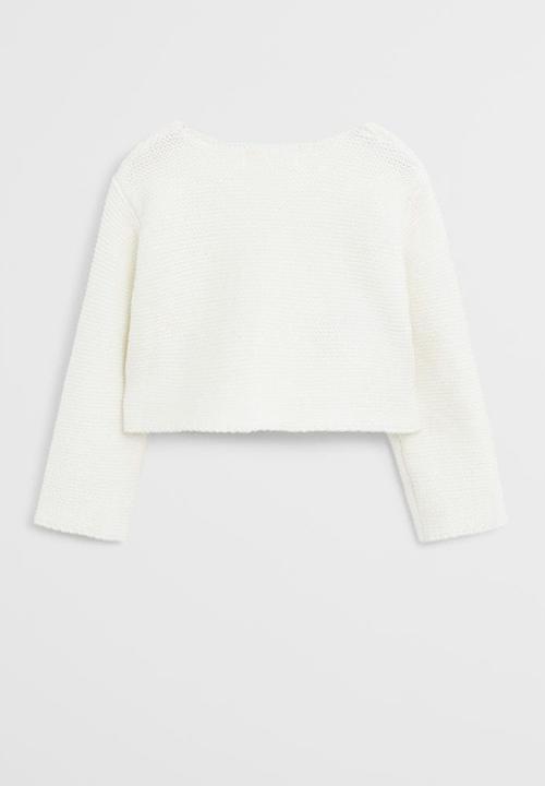 MANGO - Cardigan Demi  - white