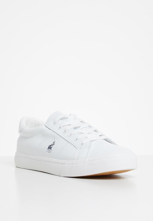 POLO - Oliver plain vamp leather sneaker - white1
